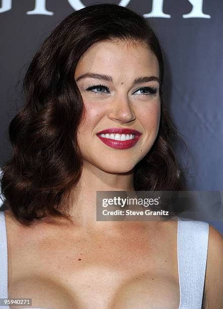 Adrianne Palicki attends the "Legion" Los Angeles Premiere at ArcLight Cinemas Cinerama Dome on January 21, 2010 in Hollywood, California.