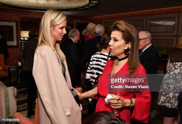 Nicky Hilton and executive producer HRH Princess Firyal of Jordan attend "This is Home: A Refugee Story" - New York Premier Screening at Crosby...