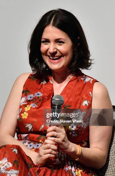 Director Alexandra Shiva attends panel discussion for "This is Home: A Refugee Story" - New York Premier Screening at Crosby Street Hotel on May 16,...