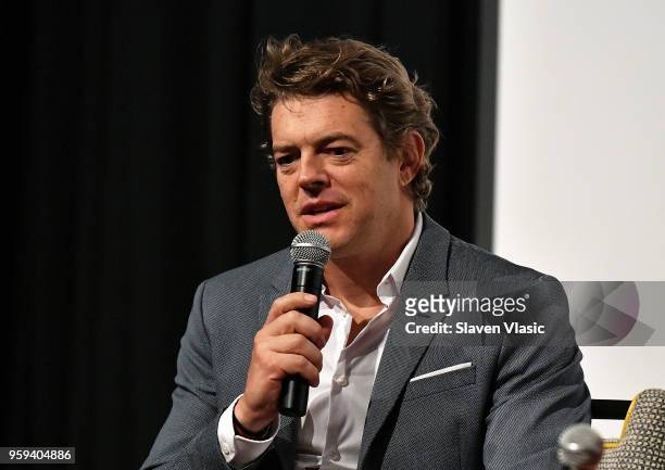 Executive producer Jason Blum attends panel discussion for "This is Home: A Refugee Story" - New York Premier Screening at Crosby Street Hotel on May...