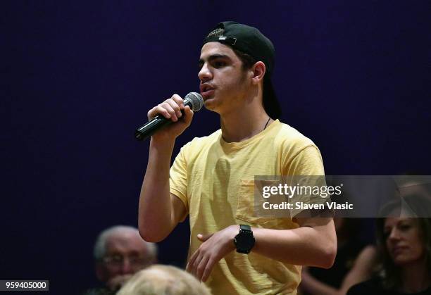 Mohamad Alhalabi attends panel discussion for "This is Home: A Refugee Story" - New York Premier Screening at Crosby Street Hotel on May 16, 2018 in...