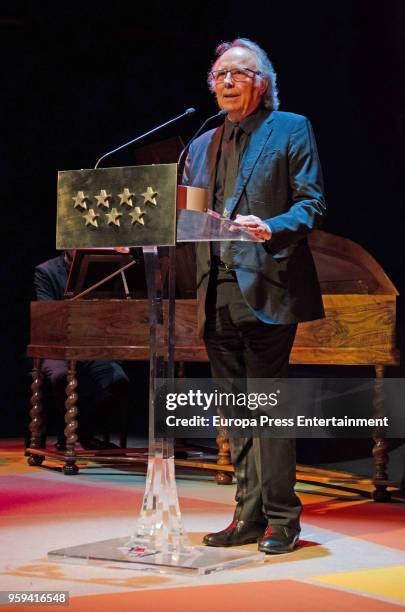 Joan Manuel Serrat attends the CAM Culture Awards 2018 at El Canal theatre on May 16, 2018 in Madrid, Spain.