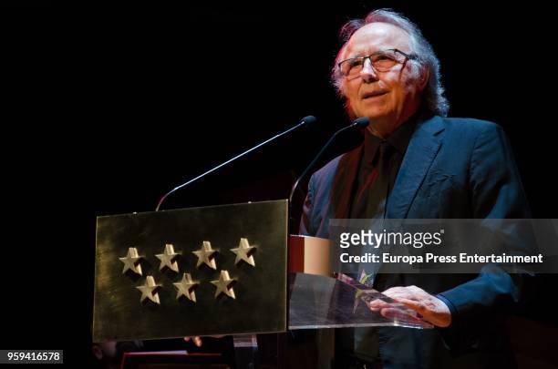 Joan Manuel Serrat attends the CAM Culture Awards 2018 at El Canal theatre on May 16, 2018 in Madrid, Spain.