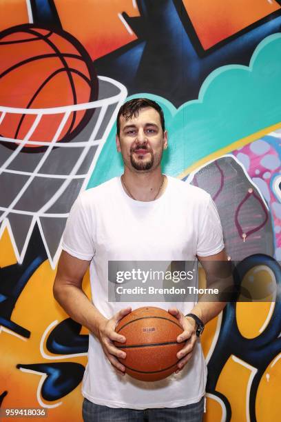 Sydney Kings NBL player and former NBA player Andrew Bogut attends the opening of General Pants Parramatta on May 17, 2018 in Sydney, Australia.