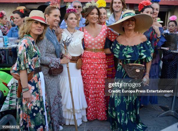 Raquel Bollo during El Rocio, a traditional Spanish pilgrimage on May 16, 2018 in Huelva, Spain.