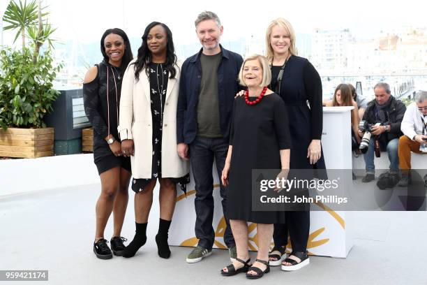 Producer Rayah Houston, producer Pat Houston, director Kevin Macdonald, producer Lisa Erspamer and producer Nicole David attend the photocall for the...