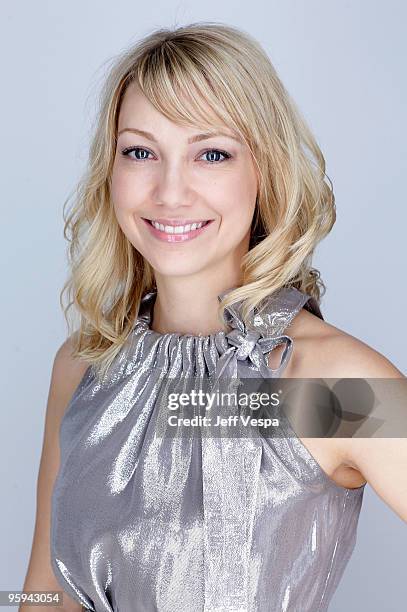 Actress Megan Raye Manzi poses for a portrait during the 2010 Sundance Film Festival held at the WireImage Portrait Studio at The Lift on January 22,...