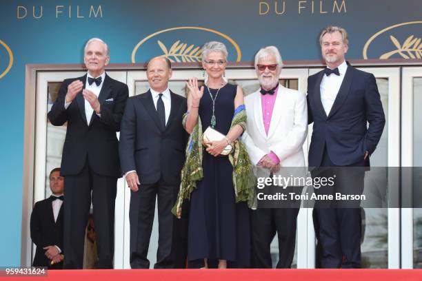 Actor Keir Dullea, Stanley Kubrick's daughter Katharina Kubrick, Stanley Kubrick's producing partner and brother-in-law Jan Harlan and director...