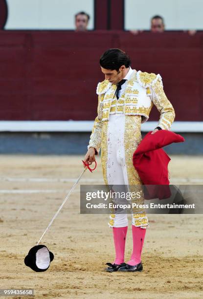 Alejandro Talavante attends a bullfighting of San Isidro Fair at Las Ventas bullring at Las Ventas Bullring on May 16, 2018 in Madrid, Spain.