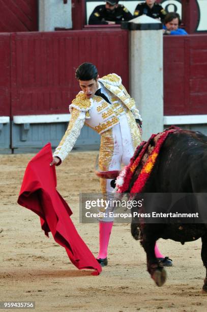 Alejandro Talavante attends a bullfighting of San Isidro Fair at Las Ventas bullring at Las Ventas Bullring on May 16, 2018 in Madrid, Spain.