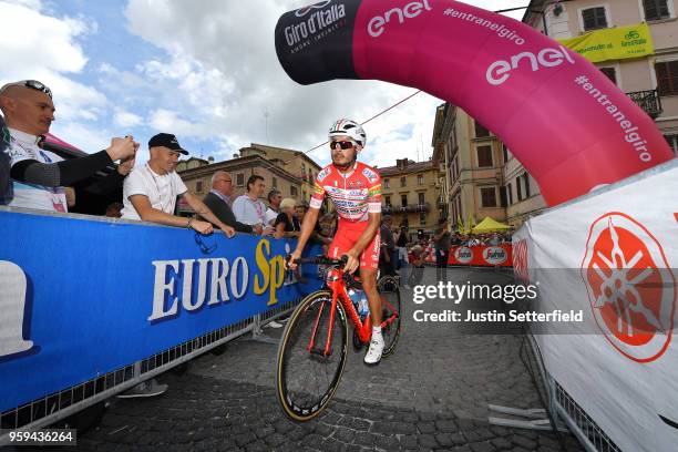 Start / Rodolfo Andres Torres Agudelo of Colombia and Team Androni Giocattoli-Sidermec / Osimo City / during the 101st Tour of Italy 2018, Stage 12 a...