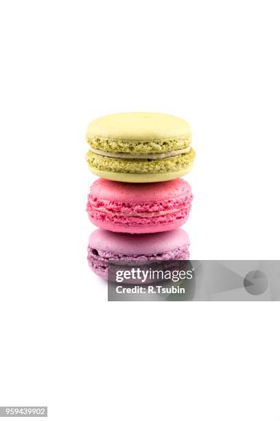 macaroon homemade isolated on a white background - 2016 243 stock pictures, royalty-free photos & images