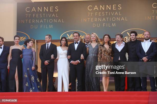 Jonathan Zaccai, Melanie Doutey, Noee Abita, Guillaume Canet, Leila Bekhti, director Gilles Lellouche, Benoit Poelvoorde, Virginie Efira, Marina Fois...