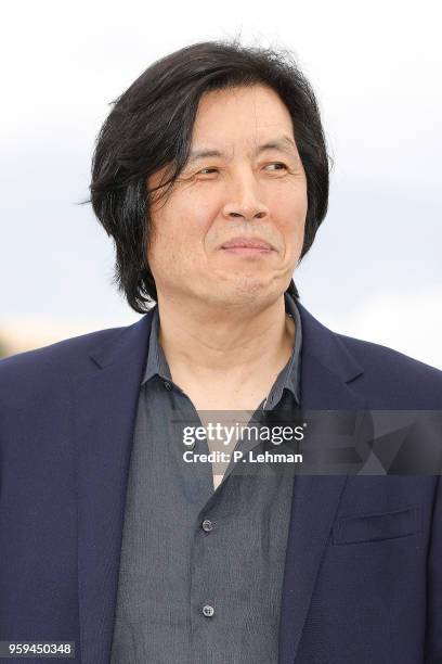 Chang-dong Lee at the "Burning" photocall during the 71st Cannes Film Festival at the Palais des Festivals on May ZZZ, 2018 in Cannes, France.