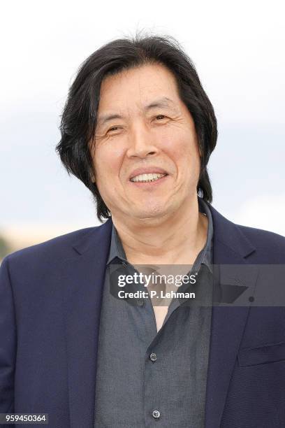 Chang-dong Lee at the "Burning" photocall during the 71st Cannes Film Festival at the Palais des Festivals on May ZZZ, 2018 in Cannes, France.