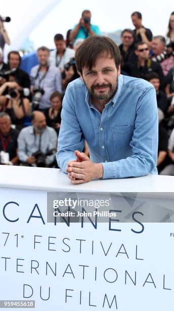 Director Ulrich Kohler attends the "In My Room" Photocall during the 71st annual Cannes Film Festival at Palais des Festivals on May 17, 2018 in...