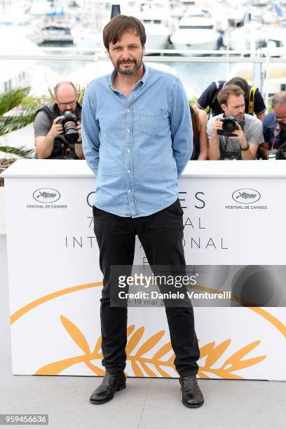 Director Ulrich Koehler attends the photocall for "In My Room" during the 71st annual Cannes Film Festival at Palais des Festivals on May 17, 2018 in...