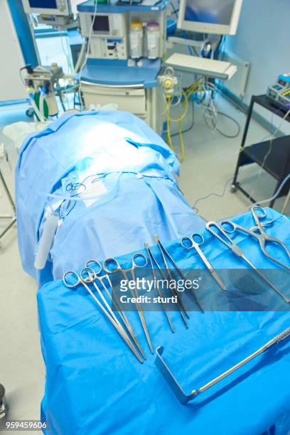 empty operating table - sturti stock pictures, royalty-free photos & images