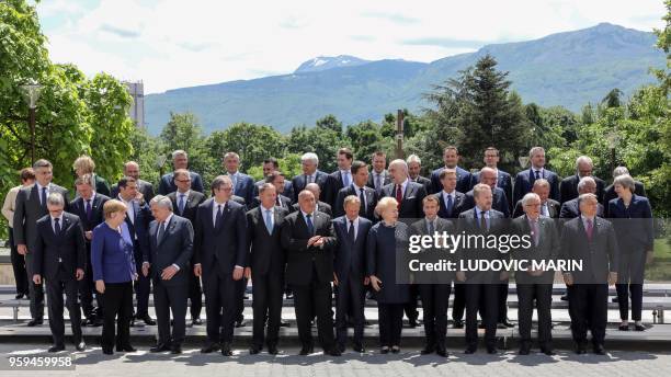 European heads of state and governments including German Chancellor Angela Merkel , Bulgarian Prime Minister Boiko Borissov , French President...