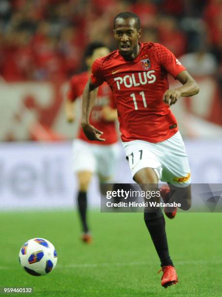 Martinus of Urawa Red Diamonds in action during the J.League Levain Cup Group C match between Urawa Red Diamonds and Sanfrecce Hiroshima at Saitama...