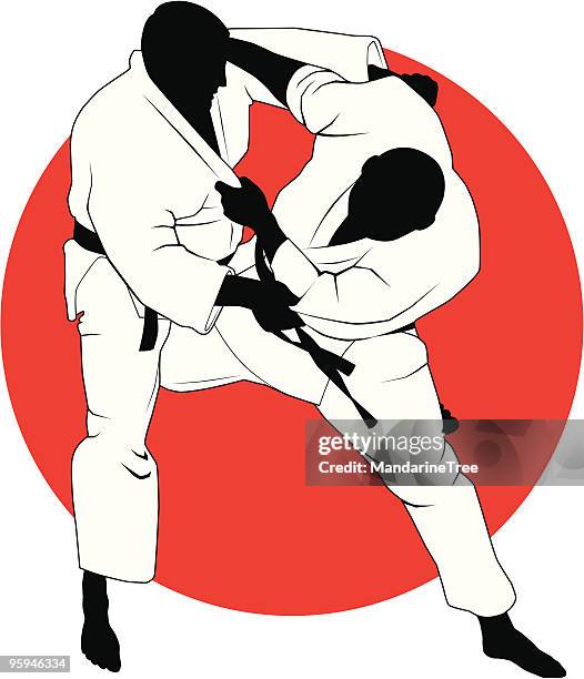 2点の柔道イラスト素材 Getty Images 2点の柔道イラスト素材 Getty Images