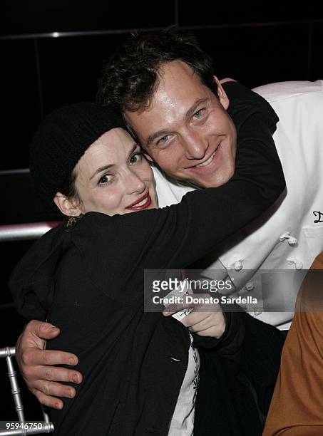 Winona Ryder and Chef Dave Lieberman *EXCLUSIVE*
