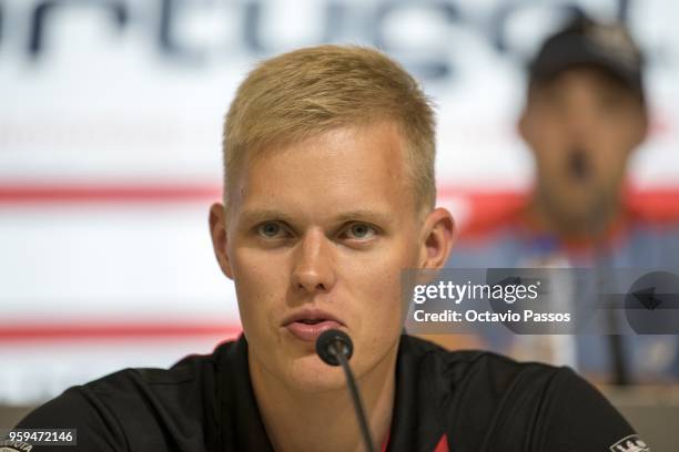 Ott Tanak of Estonia during the press conference of the WRC Portugal on May 17, 2018 in Porto, Portugal.