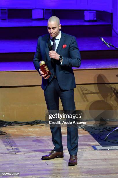 Mehdi Difallah during the Trophy Award LNB Basketball at Salle Gaveau on May 16, 2018 in Paris, France.