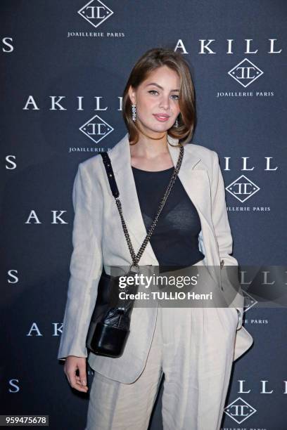 Paris, France - April 10, 2018 - The Akillis Jewelery House celebrated its 10th anniversary at the Palais de Chaillot. Marie-Ange CAS.