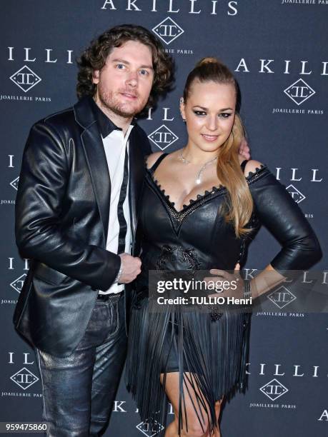 Paris, France - April 10, 2018 - The Akillis Jewelery House celebrated its 10th anniversary at the Palais de Chaillot. Caroline GASPARD, founder of...