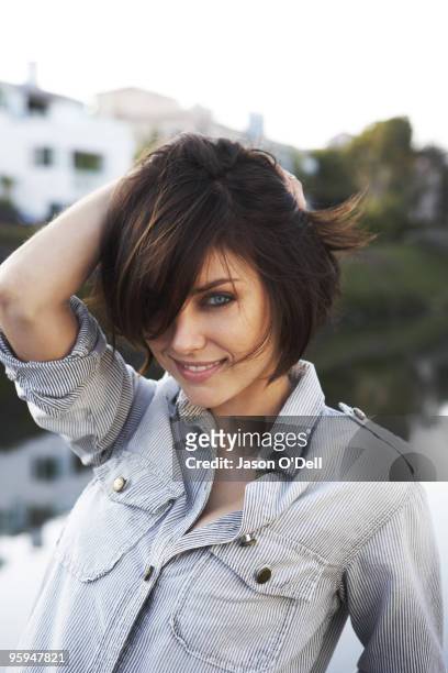 Actress Jessica Stroup poses for a portrait session in Venice, CA for Foam Magazine. COVER IMAGE.