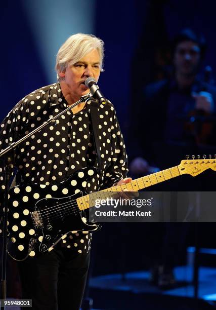 Robyn Hitchcock performs on stage at Barbican Centre on January 22, 2010 in London, England.