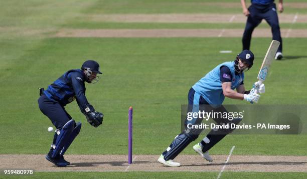 Derbyshire's Billy Godleman during the Royal London One Day Cup match at Edgbaston, Birmingham.
