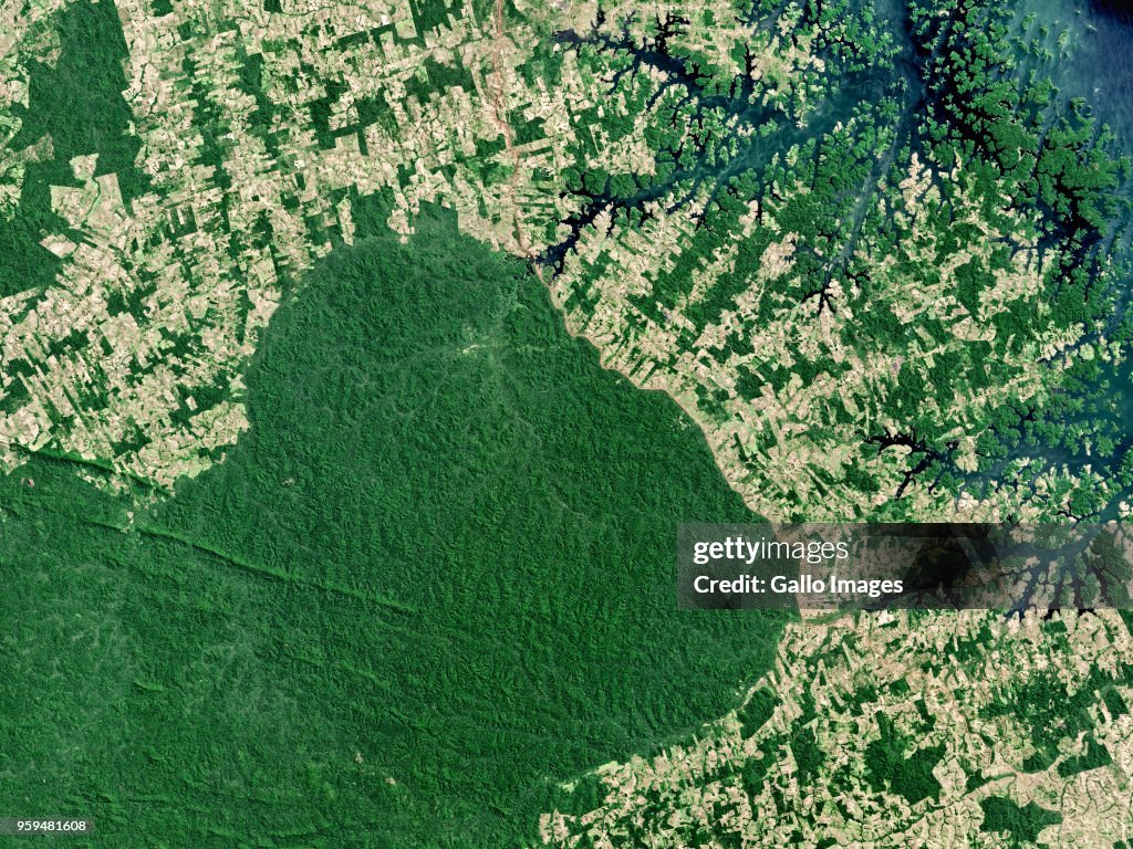 Satellite views of Parakana Indigenous Reserve