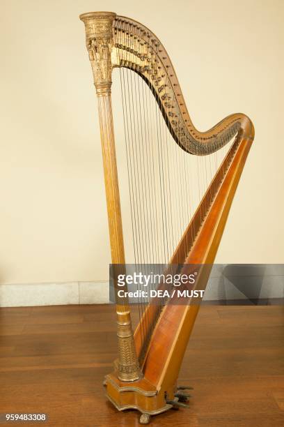 Harp designed by Pierre Erard . France, 19th century.