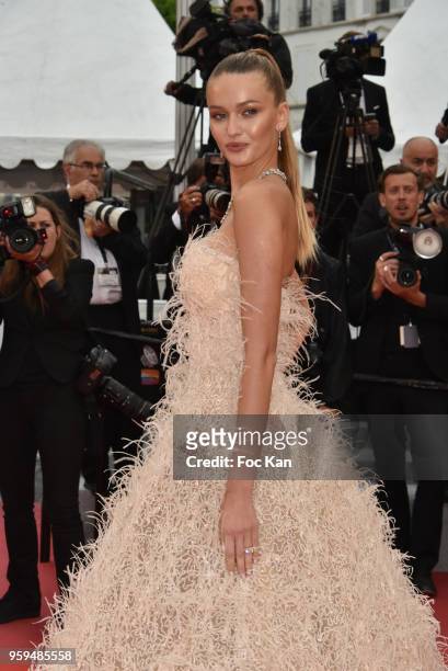 Guest attends the screening of 'Burning' during the 71st annual Cannes Film Festival at Palais des Festivals on May 16, 2018 in Cannes, France.