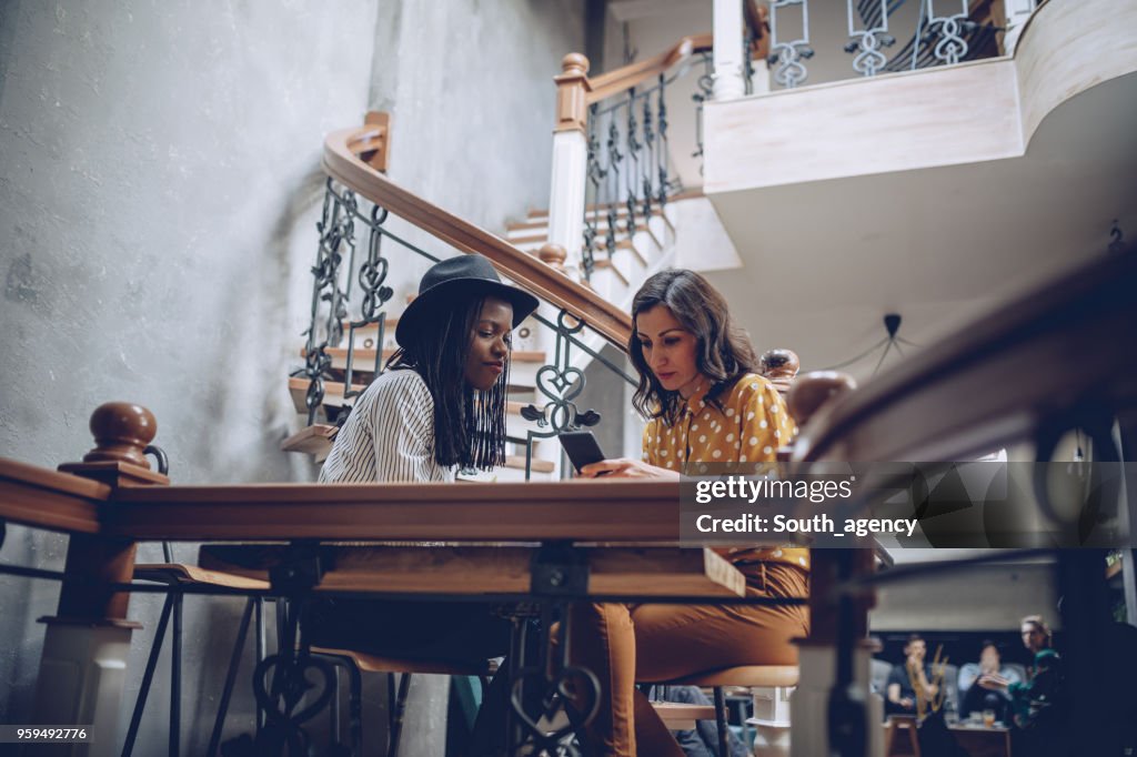 Women in coffee shop