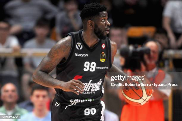 Jamil Wilson of Segafredo in action during the LBA LegaBasket match between Virtus Segafredo Bologna and Scandone Sidigas Avellino at PalaDozza on...