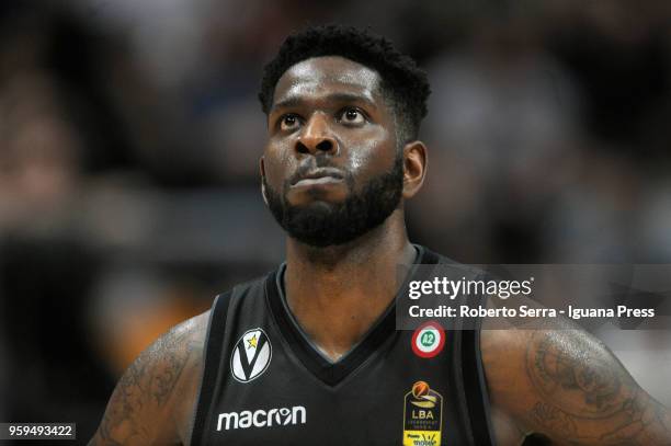 Jamil Wilson of Segafredo looks over during the LBA LegaBasket match between Virtus Segafredo Bologna and Scandone Sidigas Avellino at PalaDozza on...