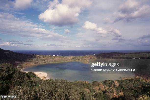 Lake Specchio di Venere , Pantelleria Island, Sicily, Italy.