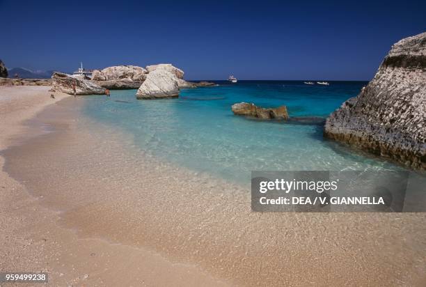 Cala Mariolu beach, National Park of the Bay of Orosei and Gennargentu, Ogliastra, Sardinia, Italy.