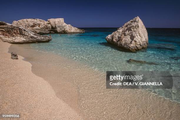 Cala Mariolu beach, National Park of the Bay of Orosei and Gennargentu, Ogliastra, Sardinia, Italy.