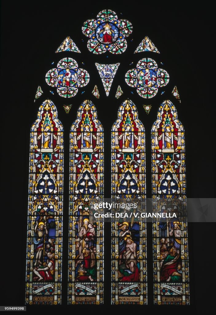 Stained-glass windows of St Martin's Church