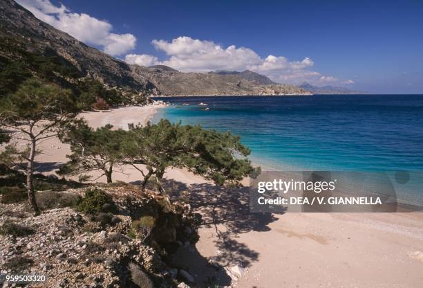 Agios Nikolaos beach, Karpathos Island, Greece.