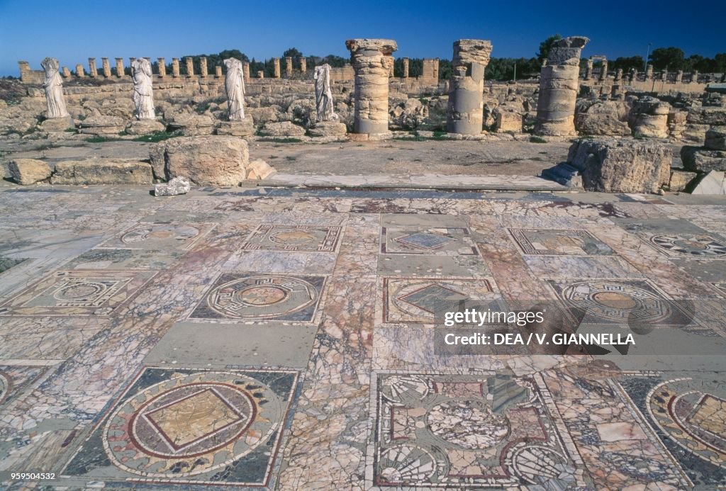Mosaic floor, house of Jason the Great, Cyrene
