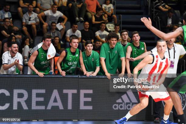 Divina Seguros Joventut Badalona during the Adidas Next Generation Tournament game between U18 Crvena Zvezda mts Belgrade v U18 Divina Seguros...