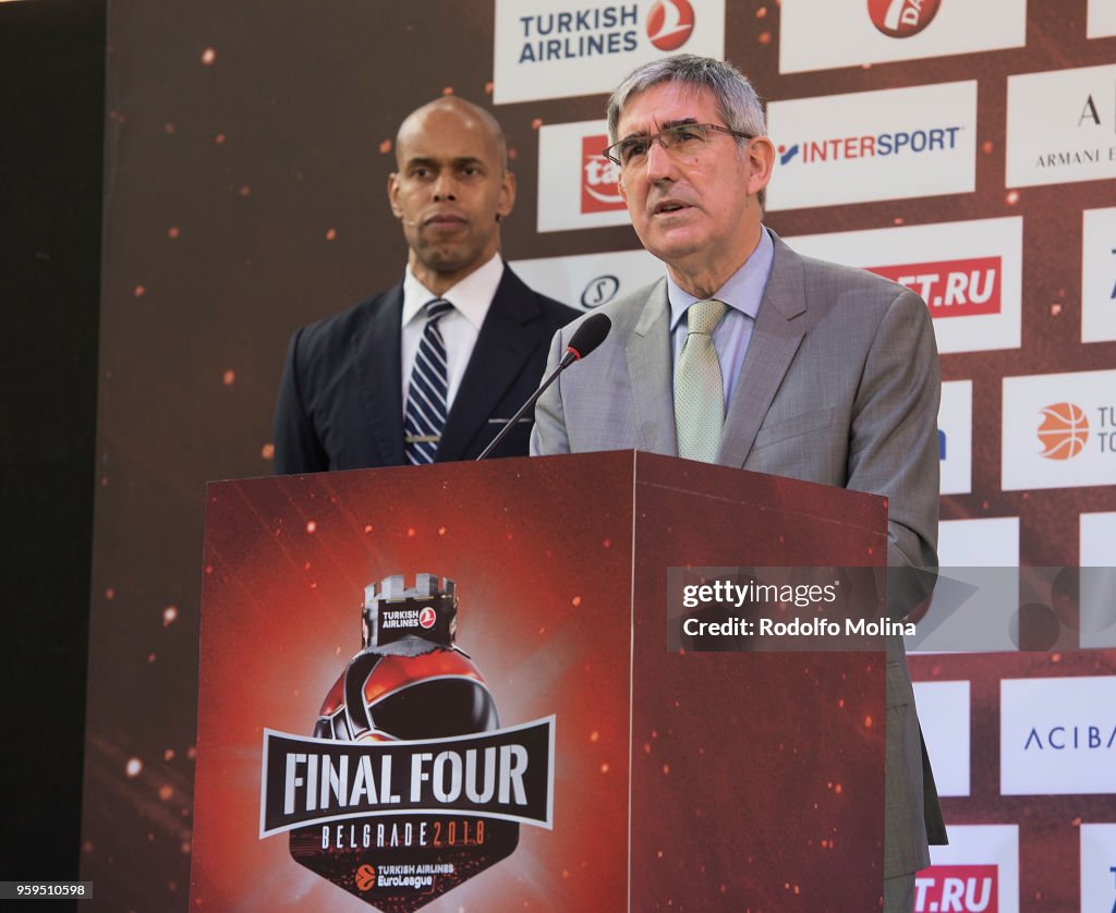 Final Four Opening Press Conference - 2018 Turkish Airlines EuroLeague F4