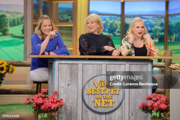 Martha Stewart is the guest on Tuesday, May 15, 2018 on Walt Disney Television via Getty Images's "The View." "The View" airs Monday-Friday on the...