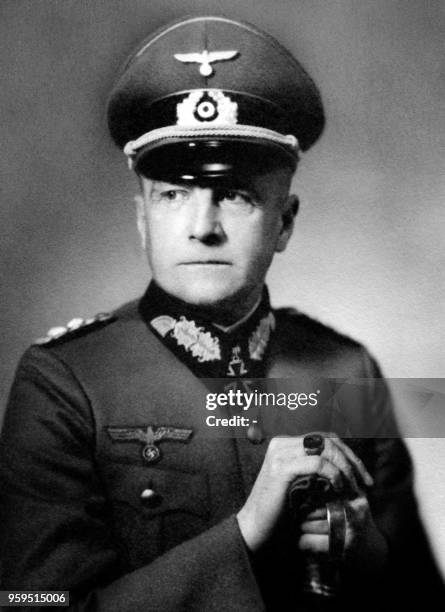 Undated picture shows German general Walther von Brauchitsch.