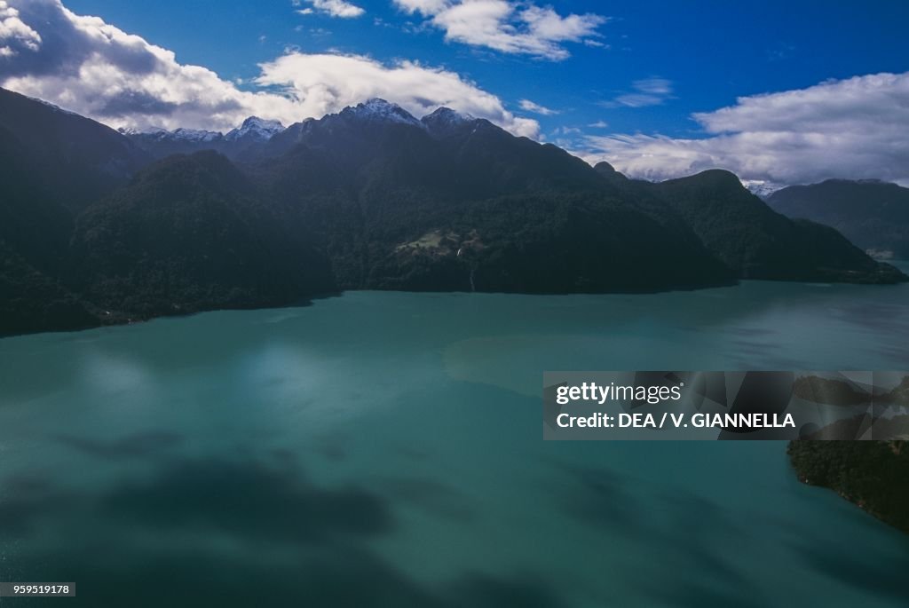 View of Lago Todos los Santos, Los Lagos Region